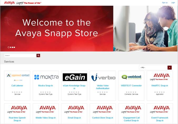 Avaya Cloud Marketplace Avaya cloud services appstore