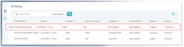 DevOps Framework - List of scripts